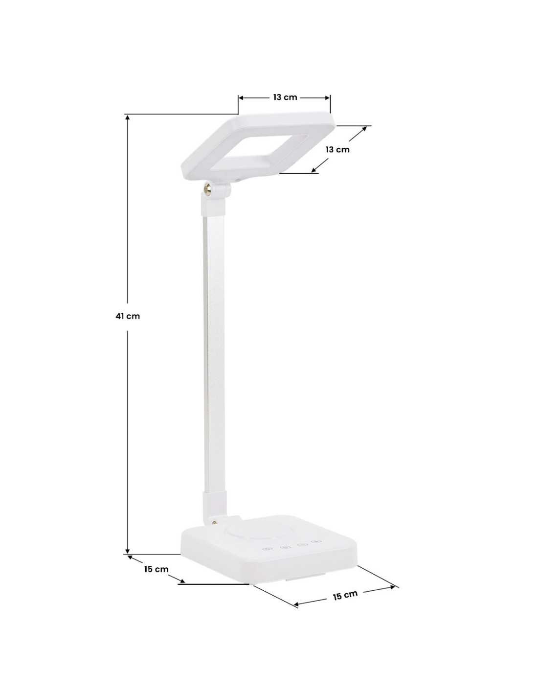 Lampe de bureau Elegante led carré 804