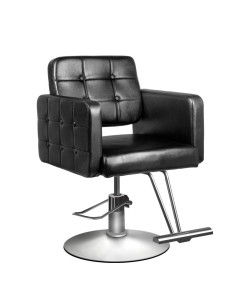 CALABRIA SCHWARZER FRISEURSTUHL 