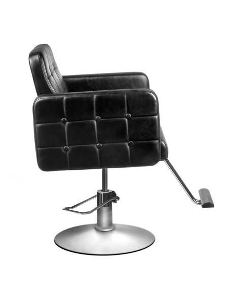 SILLÓN DE PELUQUERÍA CALABRIA NEGRO 