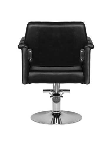 Sedia stile pavimentata nera 