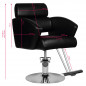 Styling chair accera black