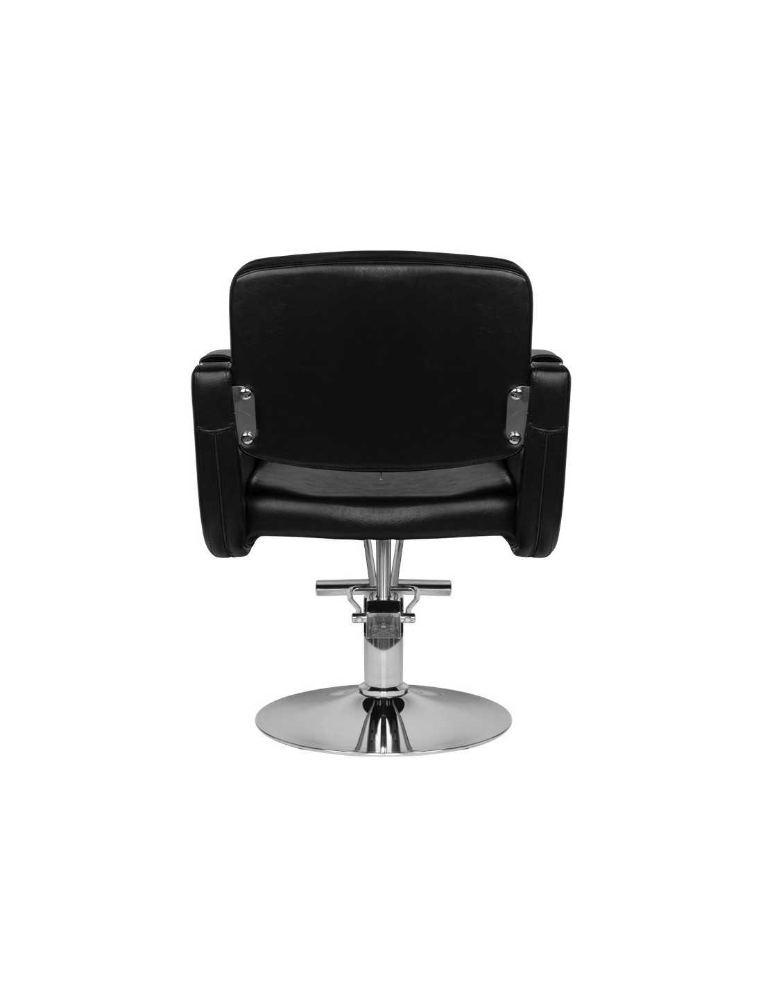 Rovigo black hairdressing chair {attributes}