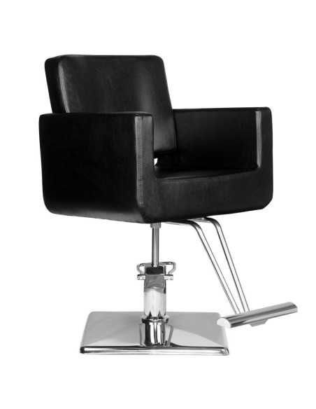 Fauteuil de coiffure bari noir {attributes}