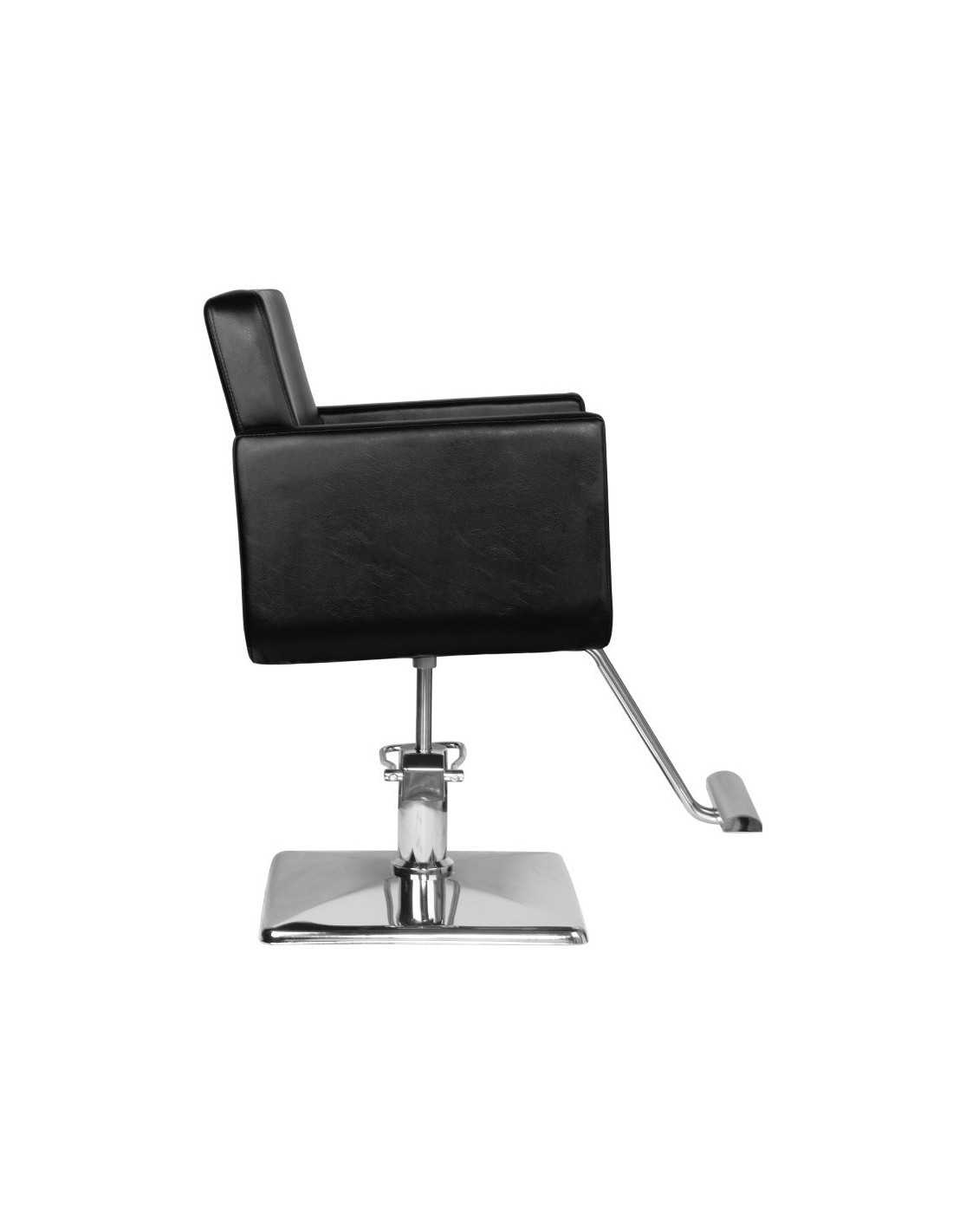 Bari black hairdressing chair {attributes}