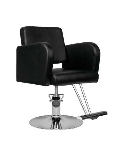 Ragusa black hairdressing chair {attributes}