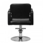 Black ragusa hairdressing chair 