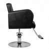 Black ragusa hairdressing chair 
