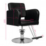 Black ragusa hairdressing chair 