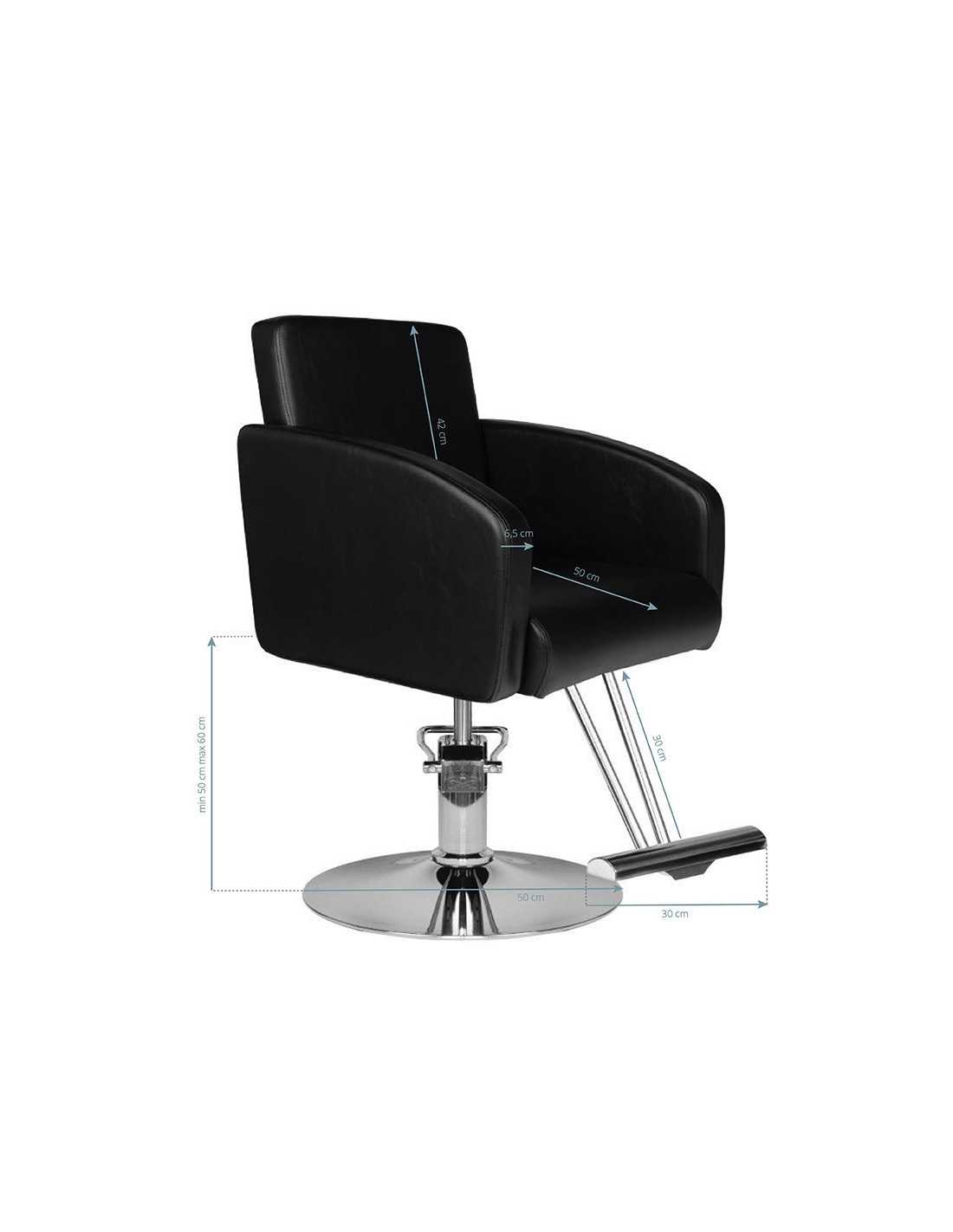 Sillón de estilo trevise negro 