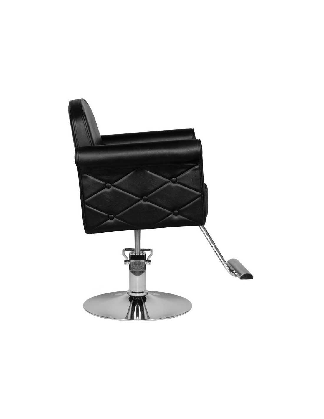 Foligno black hairdressing chair {attributes}