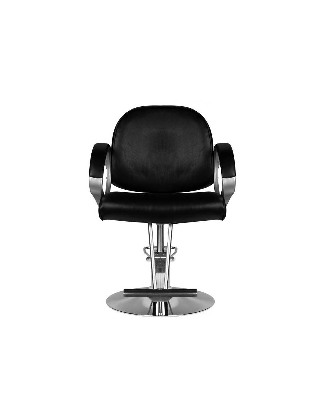 Spezia black hairdressing chair {attributes}