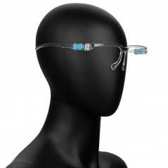 Superleichtes Schutzvisier - Brille + 5 Schilde