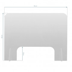 Plexiglas cover for the desk