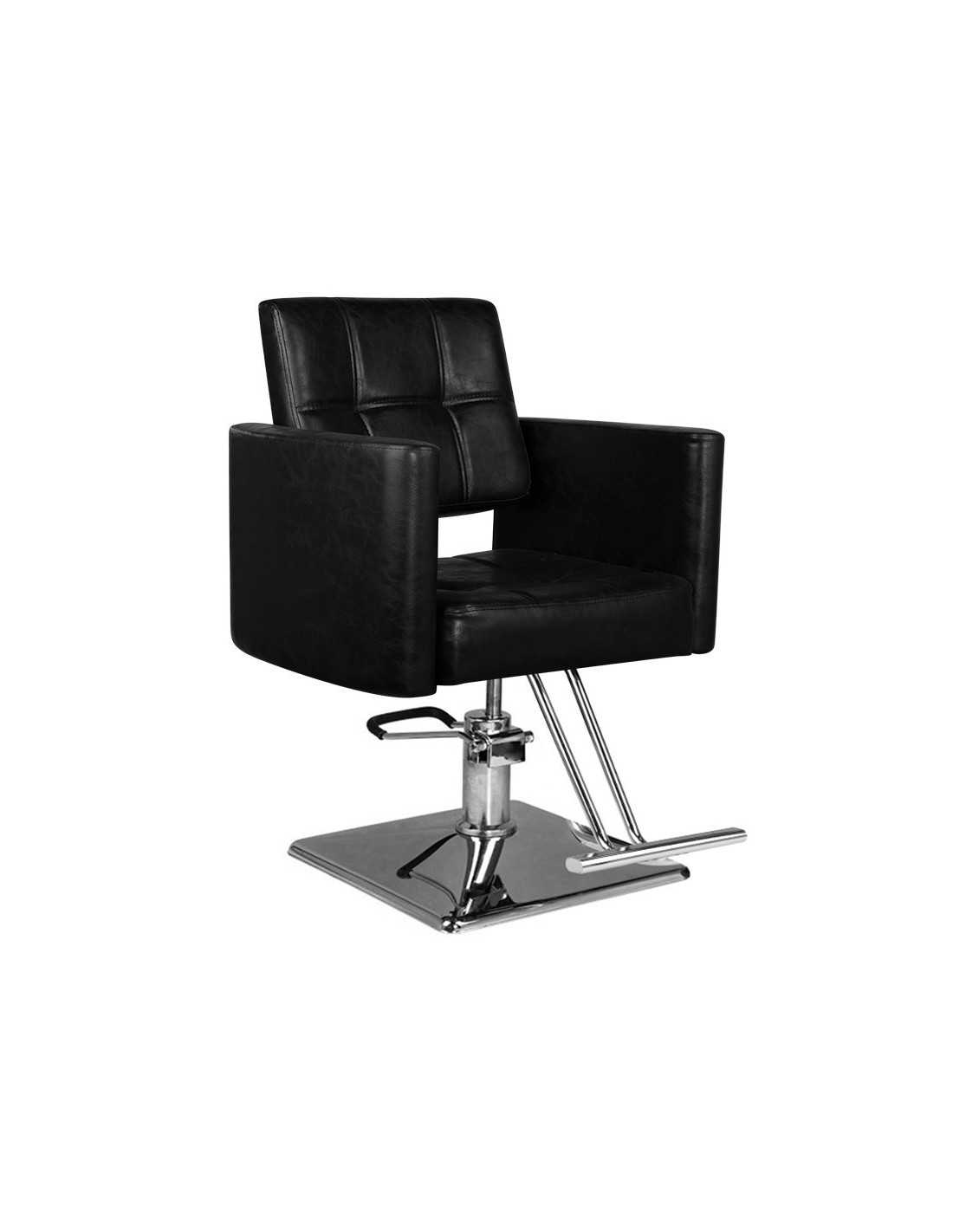 Black hairdressing chair {attributes}