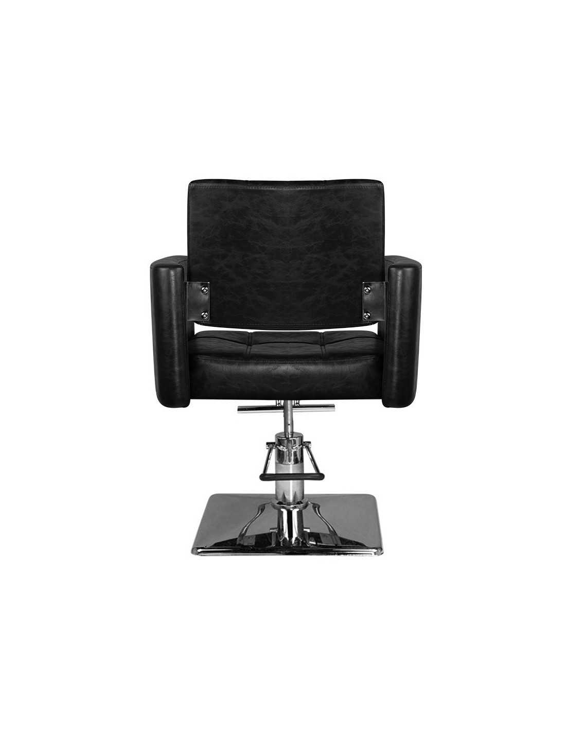 Black hairdressing chair {attributes}