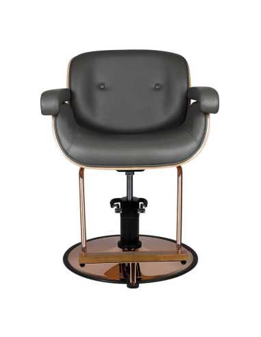Fauteuil de coiffure tuluza noir bois {attributes}