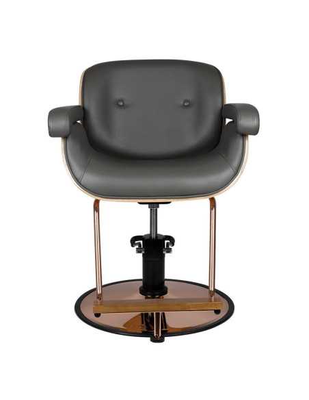Fauteuil de coiffure tuluza noir bois {attributes}