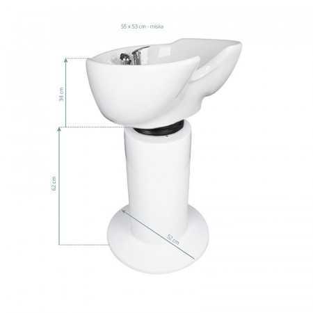 White edito lounge washing column 