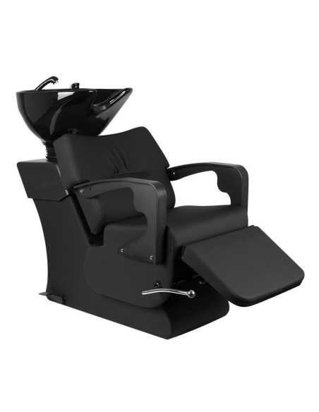 Lavaggio parrucchiere Gabbiano C37 nero regolabile 
