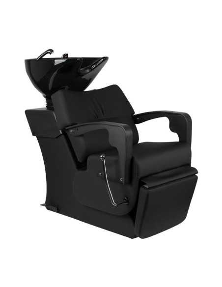 Lavaggio parrucchiere Gabbiano C37 nero regolabile 