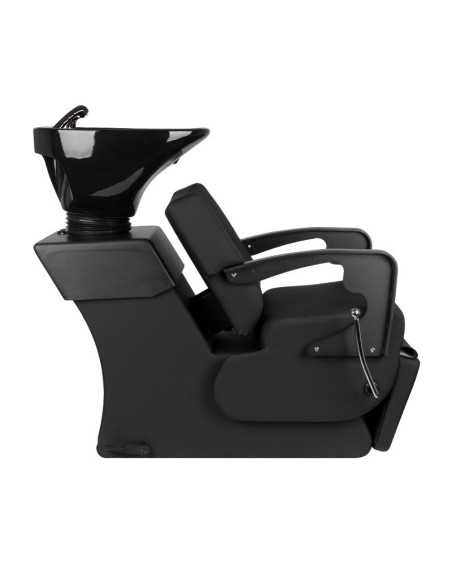 Lavaggio parrucchiere Gabbiano C37 nero regolabile 