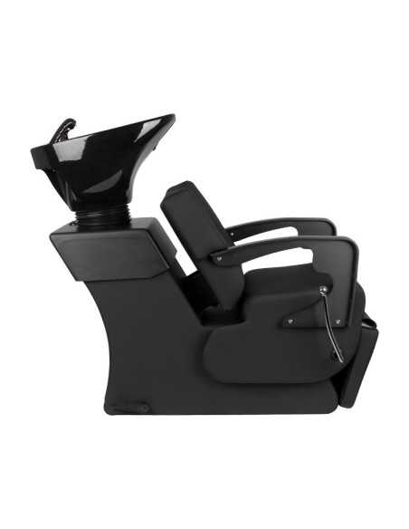 Lavaggio parrucchiere Gabbiano C37 nero regolabile 