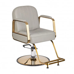 Gabbiano hairdressing chair Acri gold - beige 