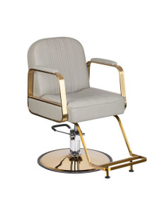 Cadeira de cabeleireiro Acri Gold - bege {attributes}