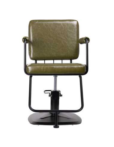 Sedia da parrucchiere Gabbiano Catania Loft verde 