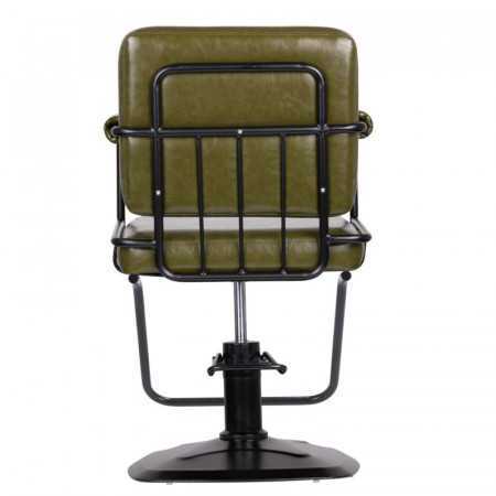 Sedia da parrucchiere Gabbiano Catania Loft verde 