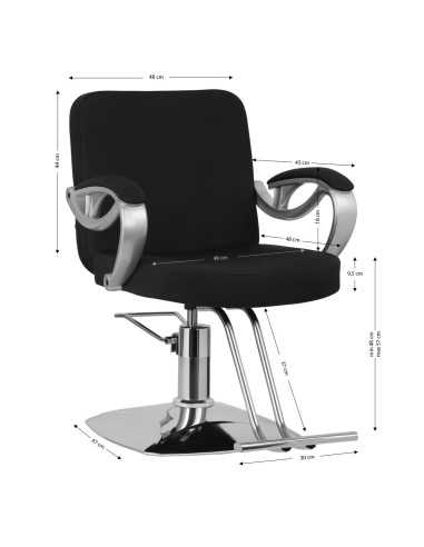 Sedia styling za31 nera 