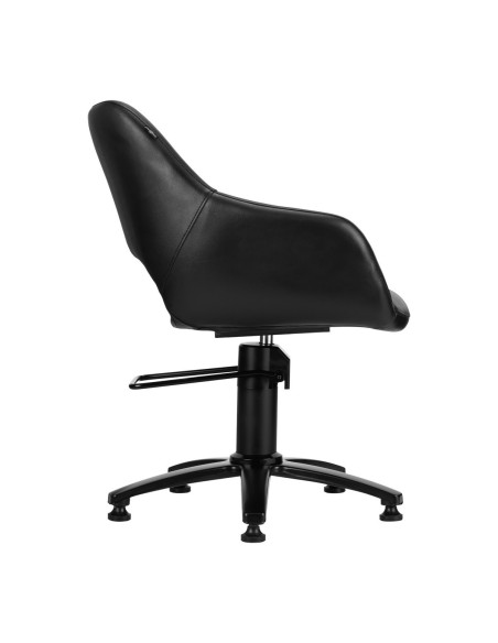 Fauteuil de coiffure Gabbiano Lima noir