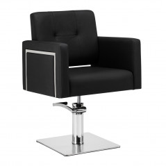 Gabbiano Bergamo black hairdressing chair 