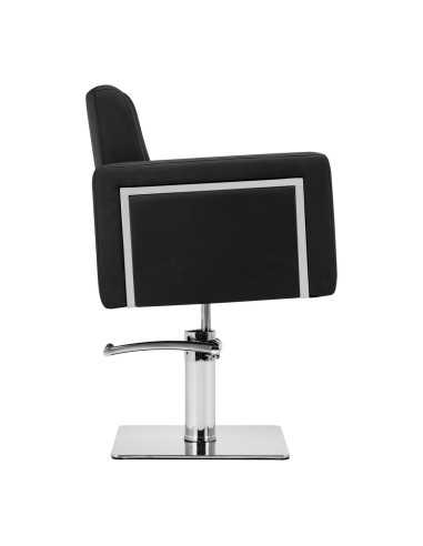 Fauteuil de coiffure noir gabbiano bergamo {attributes}