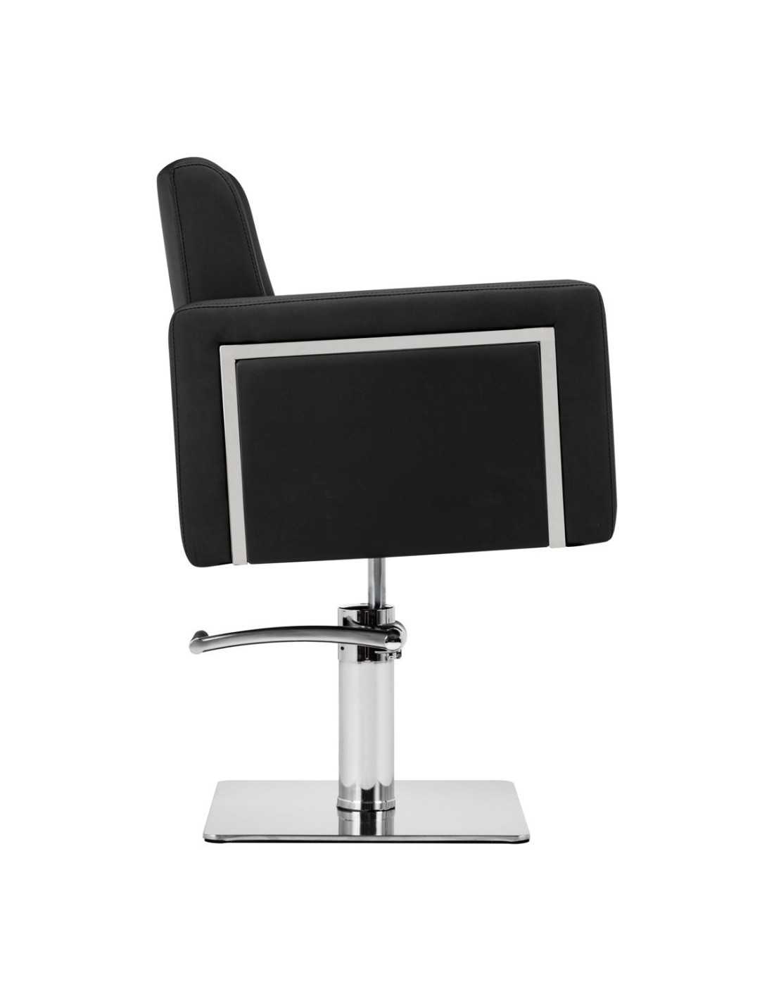 Gabbiano Bergamo black hairdressing chair {attributes}