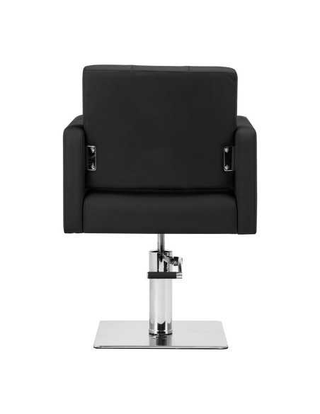 Fauteuil de coiffure noir Gabbiano Bergamo 