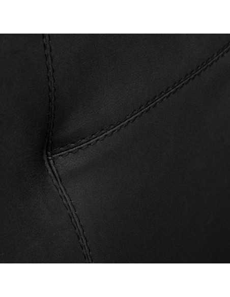 Fauteuil de coiffure noir Gabbiano Bergamo 
