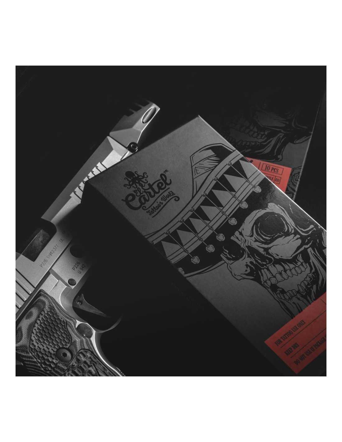 Cartucho para tatuar El Cartel 0.25 11RL Liner 10uds.