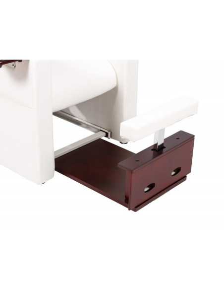CADEIRA SPA PARA PEDICURA COM MASSAGEM NAS COSTAS AZZURRO 101 BEIGE