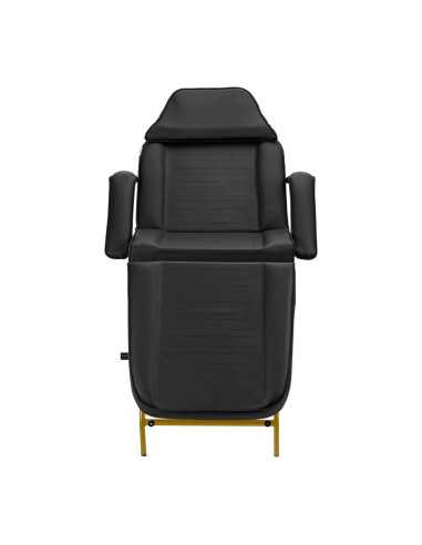 Chaise cosmétique 557G avec cuvettes or-noir