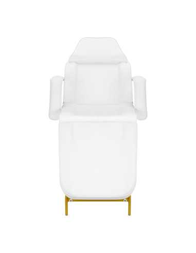Chaise cosmétique 557G avec cuvettes or blanc