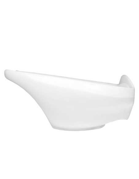 Vasque de Bac à Shampoing en Céramique Blanche