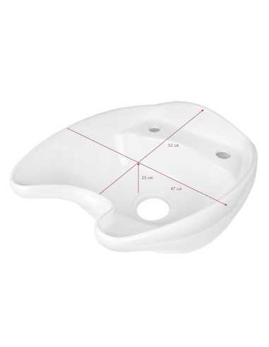 Gabbiano lavabo blanc