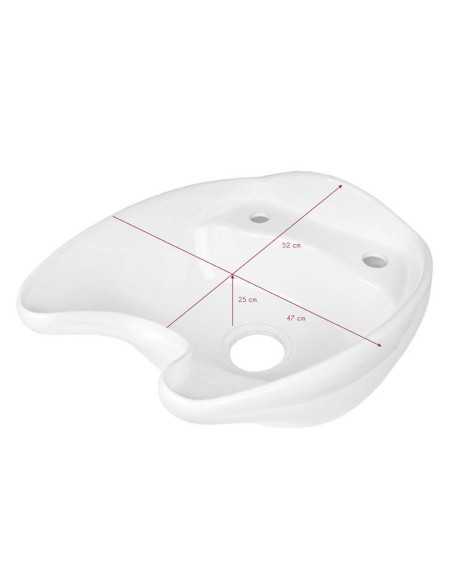 Gabbiano lavabo blanc