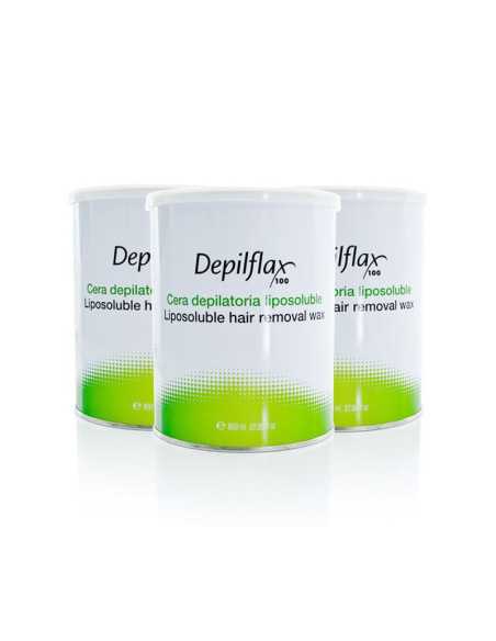 DEPILFLAX CIRE A EPILATION POT 800ML AZULEN 