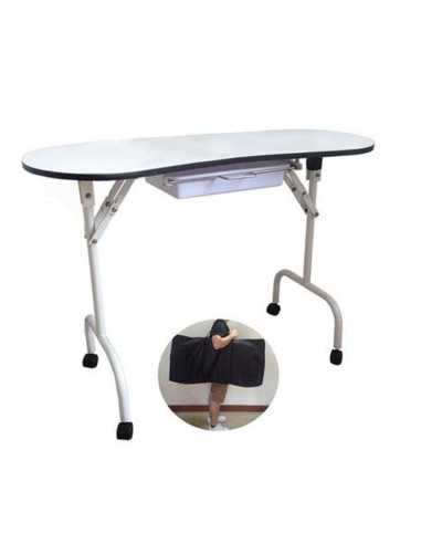 Escritorio plegable 4031 blanco + bolsa