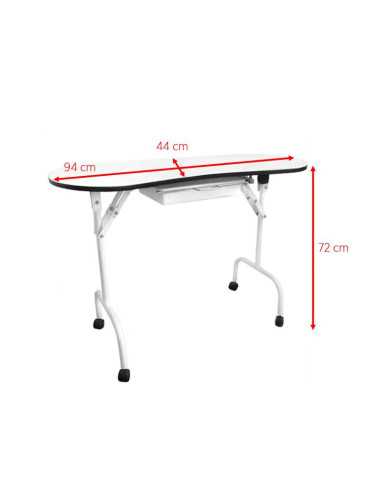 Table de manucure Professionnelle Pliante 