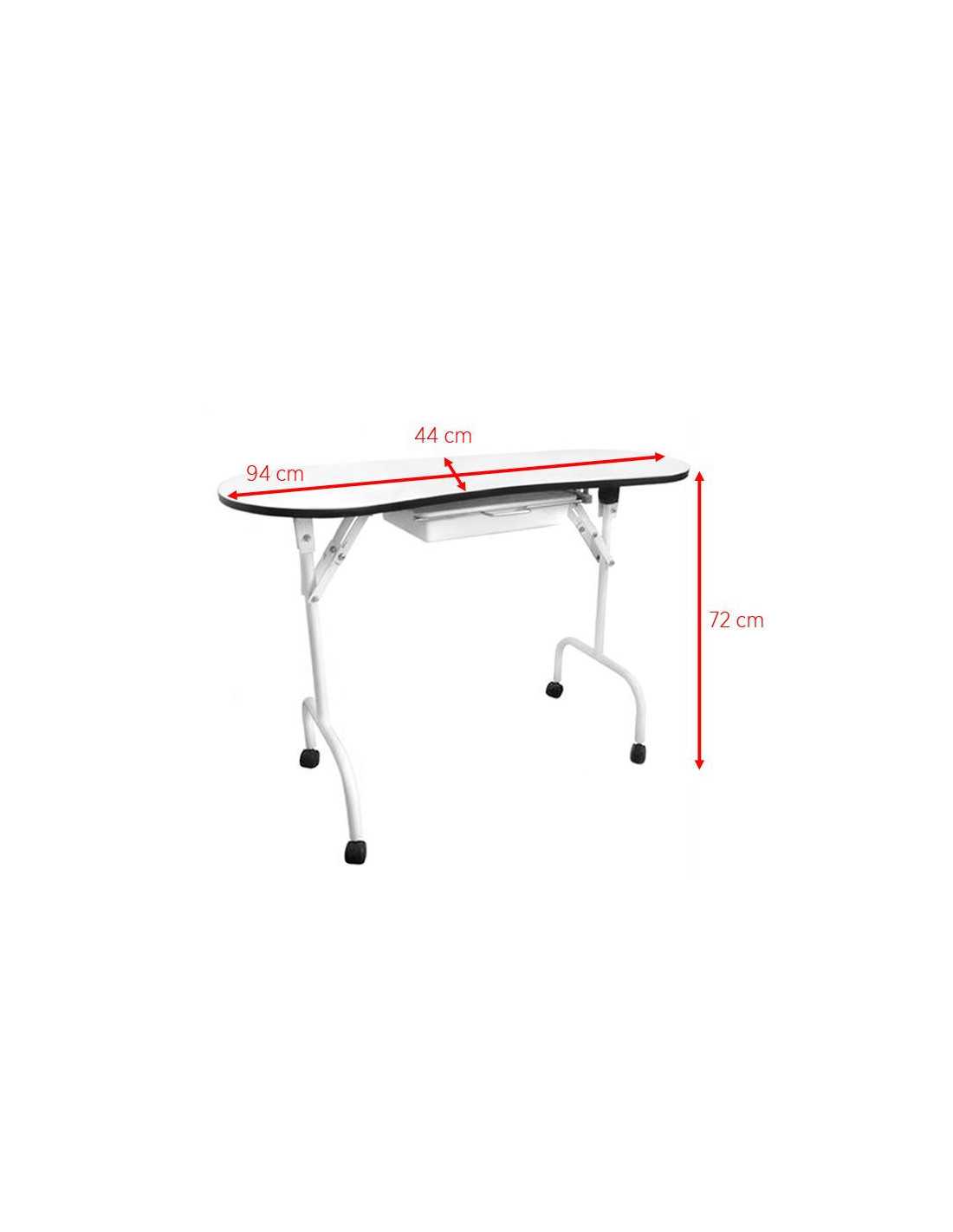 Escritorio plegable 4031 blanco + bolsa