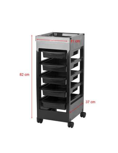 Gabbiano 048A schwarze Friseurhilfe