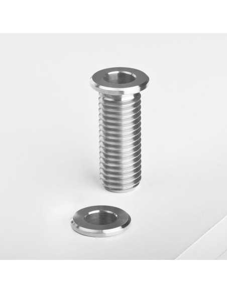 Porte-lampe loupe tube Inox 